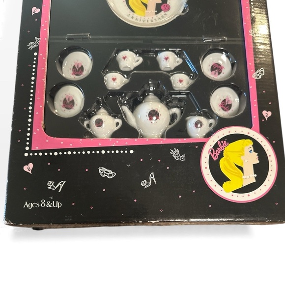 Barbie Nostalgic 35th Anniversary Limited Edition Mini Tea Set Vintage Collector - Picture 4 of 14